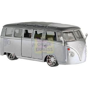 1 25 Scale V Bugz Samba Van Liquid Silver