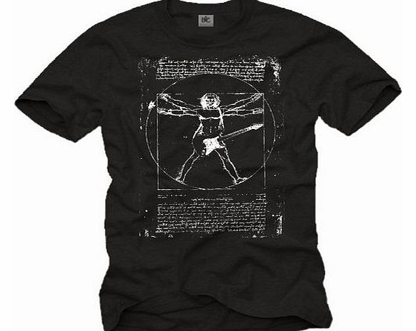 Vintage Rock Band T-Shirt DA VINCI GUITAR S