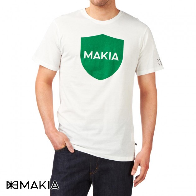 Mens MAKIA Monterosso T-Shirt - White