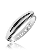 Kimana - Diamond Rounded Stainless Steel Bangle Bracelet