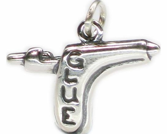 Glue Gun sterling silver charm .925 x 1 DKC42828