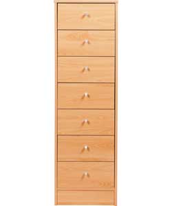 7 Drawer Chest - Beech Effect