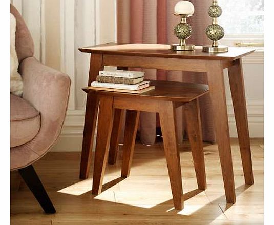 Walnut Effect Nest of Tables