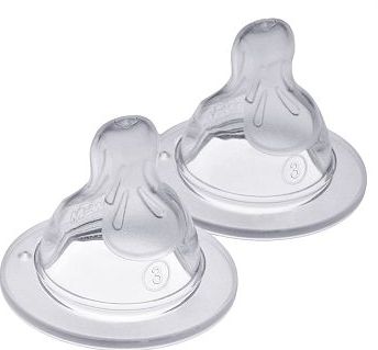 MAM, 2041[^]10053103 Ultivent Silk Teat Size 3 Fast Flow x 2