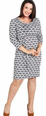 Womens Ditsy Print Dress - Extra