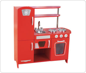 Red Retro Kitchen