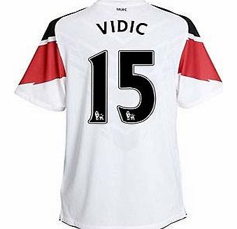 Nike 2010-11 Man Utd Nike Away Shirt (Vidic 15) - Kids