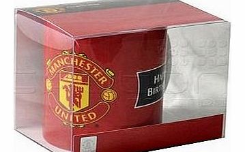 Man Utd Birthday Mug