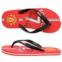 United Ronaldo Flip Flop - Red - Boys.