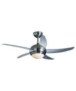 Satin Nickel Finish Ceiling Fan