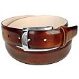 Vivid Brown Smooth Leather Belt