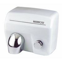 Push Button Hand Dryer White