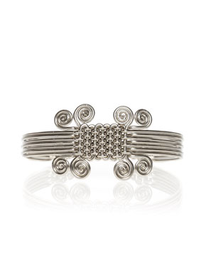 Wire Spiral Cuff