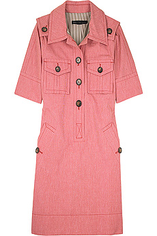 Chambray safari dress