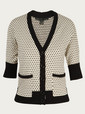 marc by marc jacobs knitwear black cream