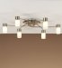 6 Arm Modern Cross Ceiling Light