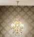 Filigree Collection - Cream 5-Arm Ceiling Light