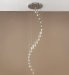 Oscar 20 Arm Spiral Ceiling Light