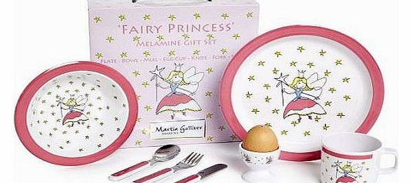 7 Piece Childrens Melamine Gift Set - FAIRY