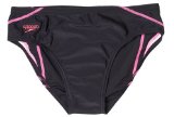 Speedo Mens Propeller Splice 8cm Swim Brief Black/Rosa