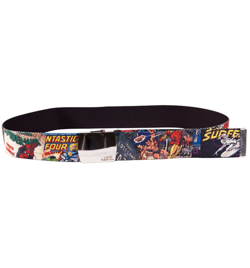 Comics Characters Canvas Belt