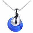 Vanita`- Blue Murano Glass and Silver Pendant