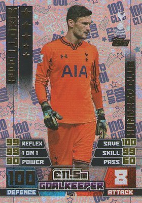 2014/2015 Hugo Lloris Hundred 100 Club 14/15