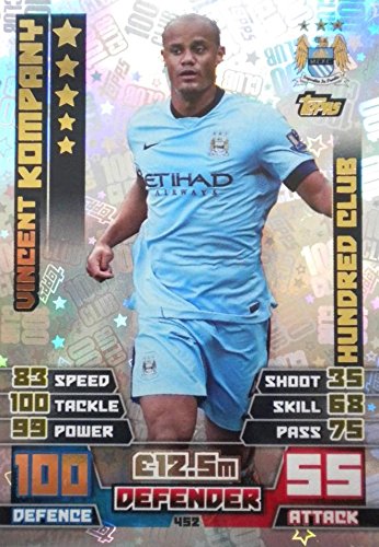 2014/2015 Vincent Kompany Hundred 100 Club 14/15