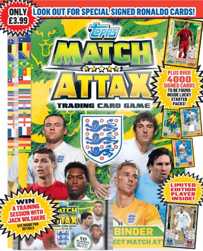 Topps MATCH ATTAX ENGLAND 2014 Starter Binder Pack incl GOLD WAYNE ROONEY LTD EDITION