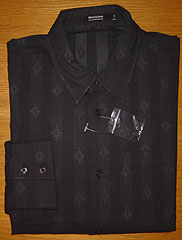 Long-sleeve Shirt With Self-Design