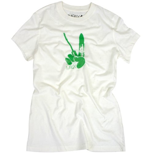 Ladies Matix Peace Organic Tee Cool White