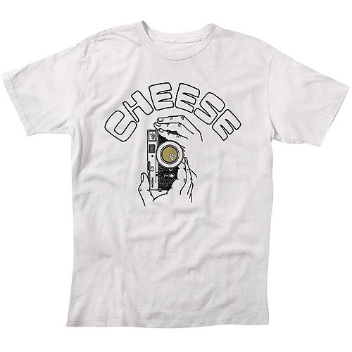 Mens Matix Cheese Ss Tee White