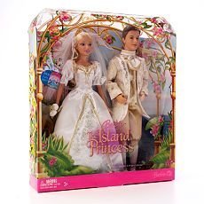 Barbie Island Princess Barbie and Groom Twin Doll Set