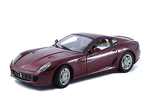 Diecast Model Ferrari 599 GTB (Original Launch Colour) in Burgundy (1:18 scale)