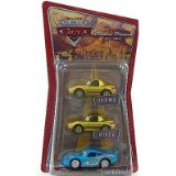 Disney Pixar Cars Dinoco Dream 3 Pack-Gold Mia and Tia W/ Bling Bling McQueen