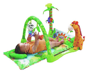 Fisher Price Baby Gear 1-2-3 Rainforest Musical Gym