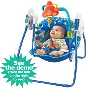 Fisher Price Babygear Link-a Doos Take Along Swing