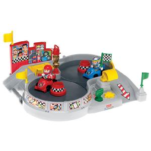 Fisher Price World Of Little People Eddies Race Track