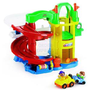 Fisher Price World Of Little People Racin Ramps Garage