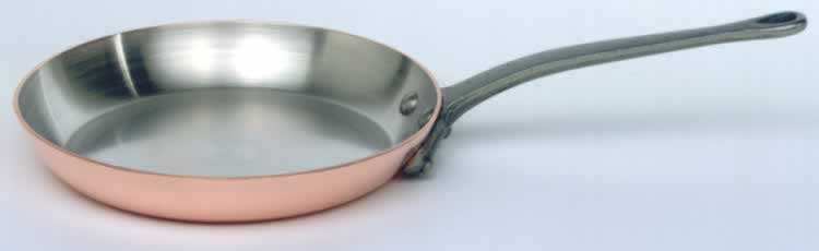 frying pan 22cm  cast iron handle.