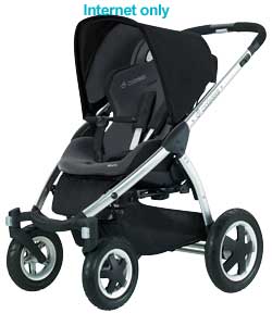 Mura 4 Wheel Stroller - Grey Slice