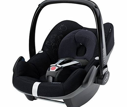 Pebble Group 0+ Car Seat (Total Black)