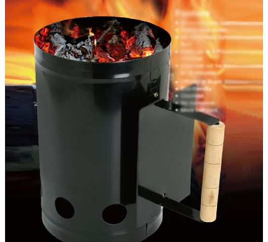 Maxim BBQ CHIMNEY CHARCOAL STARTER LIGHTING KIT LIGHT QUICKLY BARBEQUE LIGHTER 183486