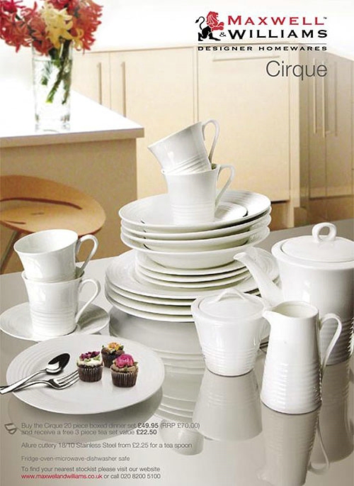 Maxwell and Williams Cirque 20 piece box Dinner Set-PROMO