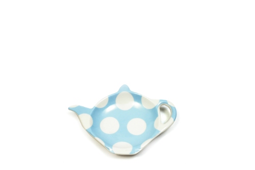 Polka Dot Tea Bag Tidy Blue