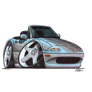 MX5 Mk 1 - Silver T-shirt