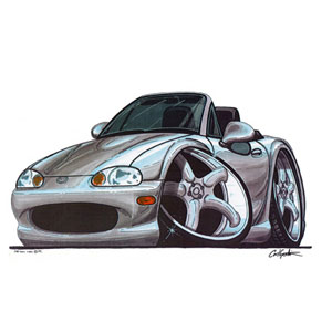 MX5 Mk2 - Silver T-shirt