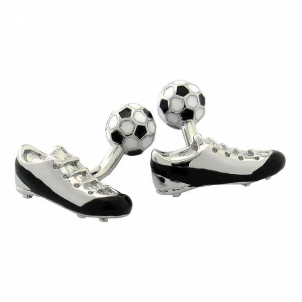 Maze Football Boot Cufflinks