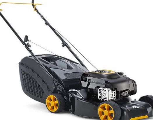 M40-125 Push Petrol Rotary Lawn Mower 400mm Cut Width with Steel Deck & Briggs & Stratton 450E 125cc Engine