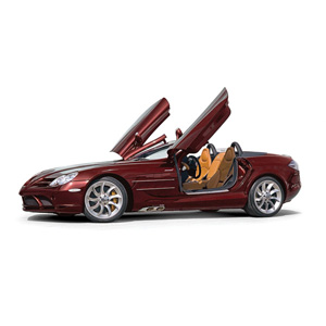 McLaren Mercedes SLR Roadster 2007 Red